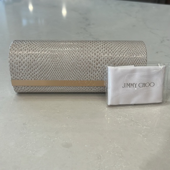 NWT [Jimmy Choo] OLYE Women’s Sunglasses Havana with Case - Picture 7 of 8